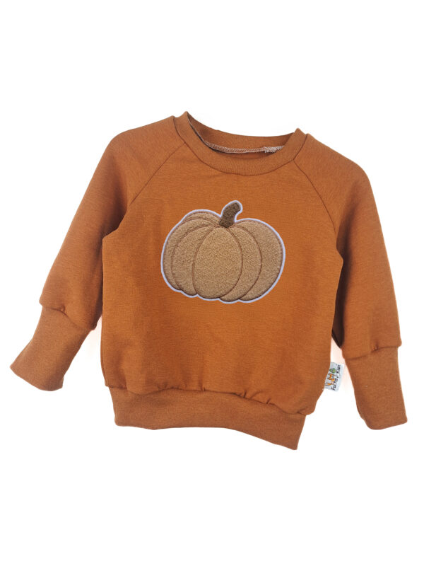 Pullover Kürbis-Patch rost