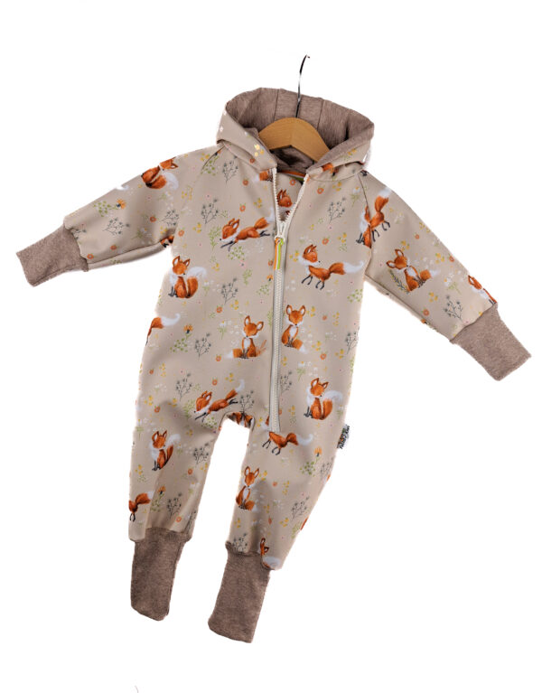 Softshelloverall Fuchsi creme
