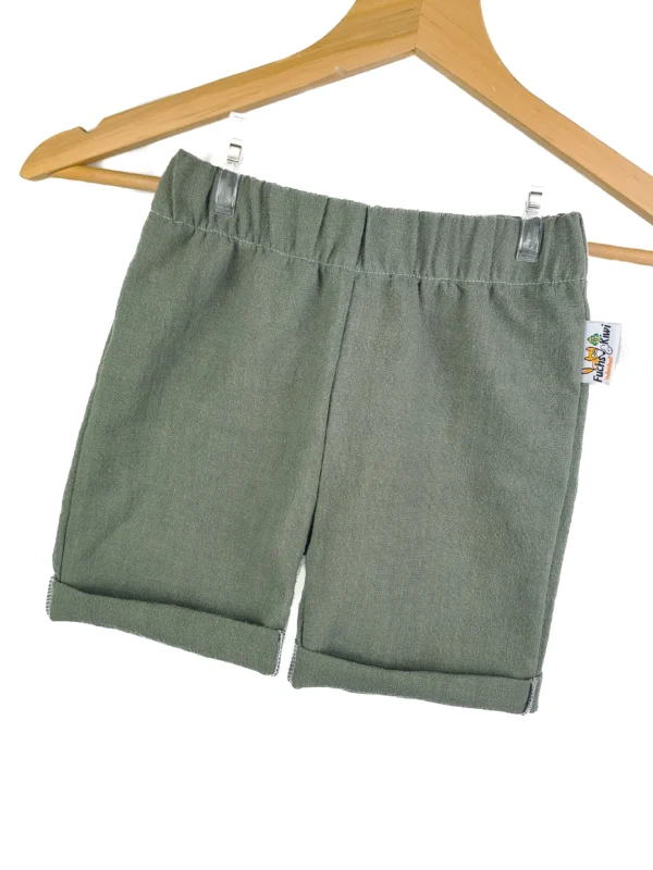Indi Kurze Shorts Leinen khaki