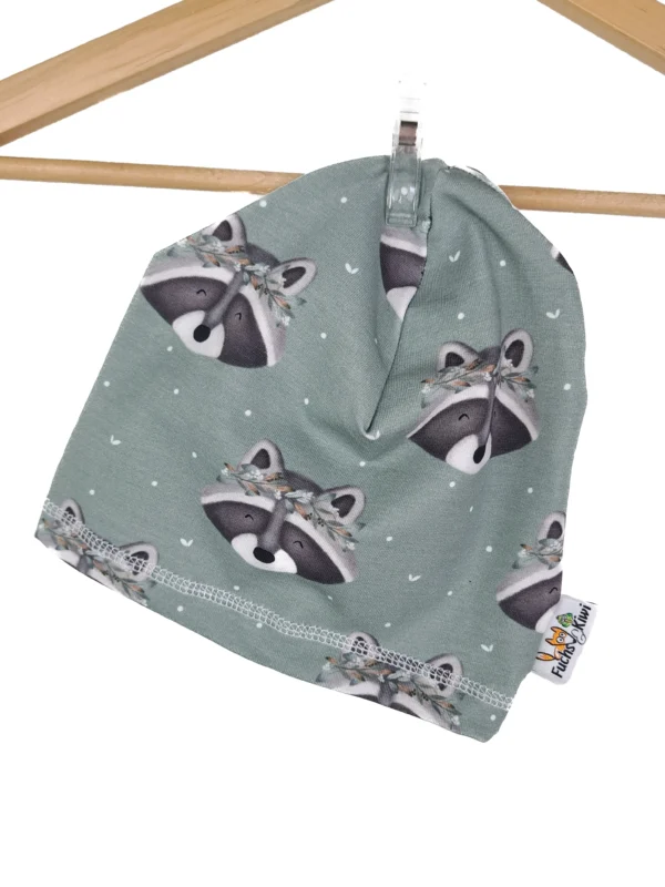 Beanie Waschbär altmint 50-54