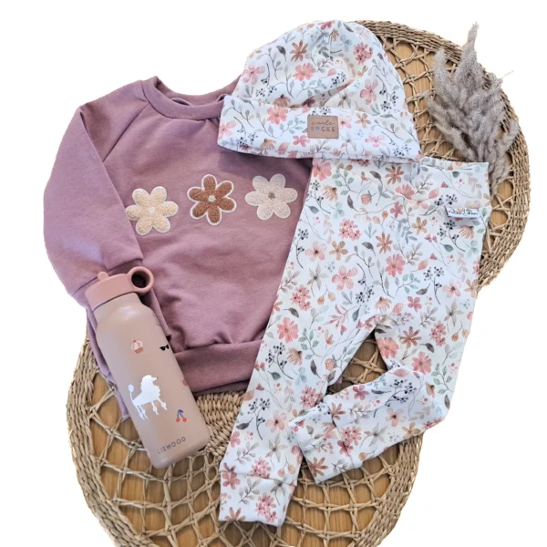 Blumenlieblinge-Patch altrosa Outfit
