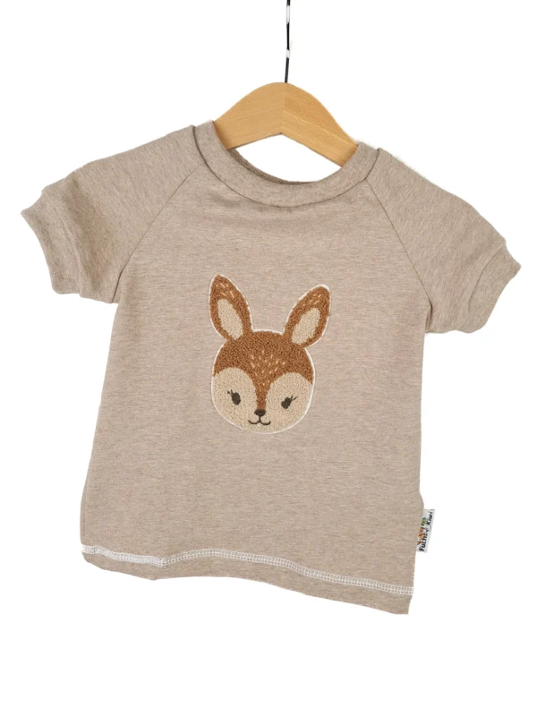 tshirt Reh-Patch sand 74/80