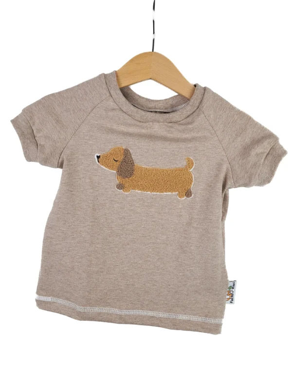 tshirt Dackelliebling-Patch 74/80