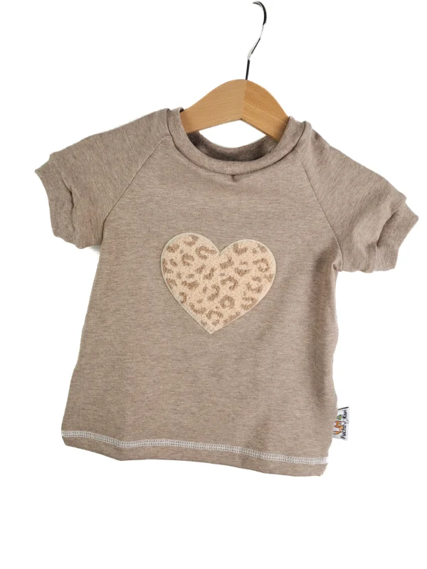 tshirt Leo Herz-Patch sand 74/80