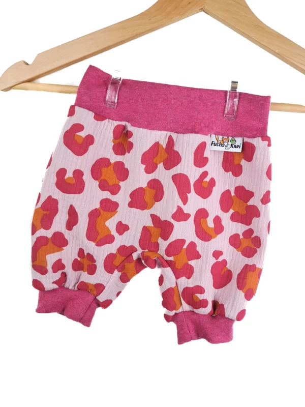 Kurze Hose Musselin Leo pink 86/92